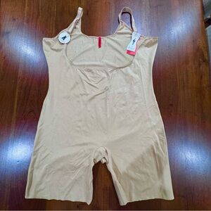 New! SPANX Open Bust Suit Nude Shapewear Size 3X